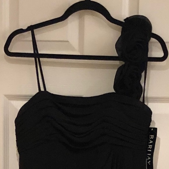 Bari Jay Style 641 Bella Chiffon Black Bridesmaids - Picture 5 of 8